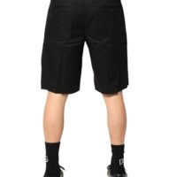 Dolce & Gabbana mustad puuvillased stretš Bermuda šortsid keskmise vöökõrgusega