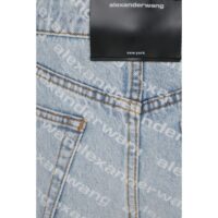 9890692.jpeg Alexander Wang Blue Cotton Bermuda Shorts