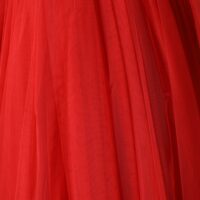 9890820.jpeg Dolce & Gabbana punane õlaltt paljastav A-lõikeline lilleline õhtukleit