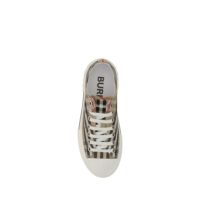 Burberry Brown Rubber Low Top Sneakers