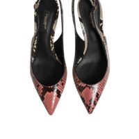 Dolce & Gabbana mitmevärvilised nahast slingback-kontsad