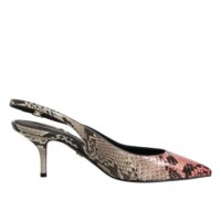 Dolce & Gabbana mitmevärvilised nahast slingback-kontsad