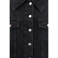 Ganni must teksajakk