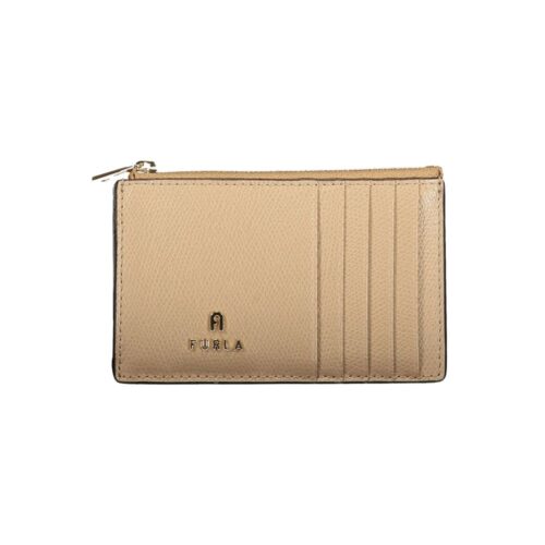 Furla Beige Leather Women Wallet