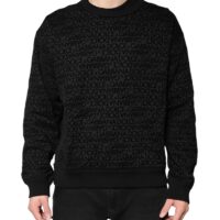 9914621-1.jpeg Dolce & Gabbana must monogrammiga ümara kaelusega sviiter