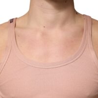 Dolce & Gabbana roosa varrukateta ümara kaelusega topp T-särk