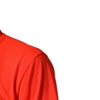 Dolce & Gabbana neoonoranž meeste polüester T-särk ümmarguse kaelusega