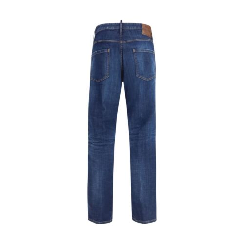 9964404.jpeg Dsquared² Blue Cotton Slim Fit Jeans
