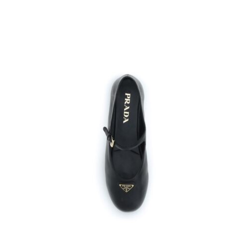 9975497.jpeg Prada Black Lamb Ovis Aries Aries Ballet Flats
