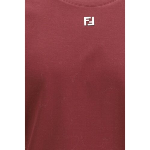 Fendi Bordeaux T-särk