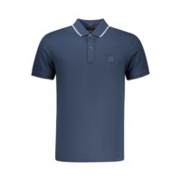 Hugo Boss Blue Cotton Men Polo Shirt