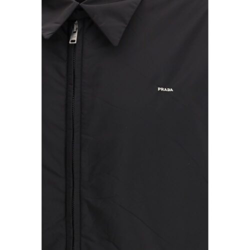 9994535.jpeg Prada Black Recycled Polyamide Full-Length Jacket