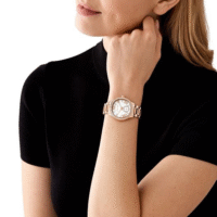 Michael Kors Sage roosa kullaga naiste käekell