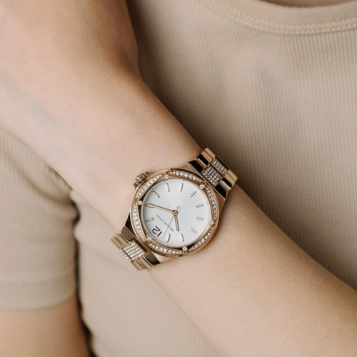 MK7362_4.png Michael Kors roosa kullaga naiste käekell MK7362