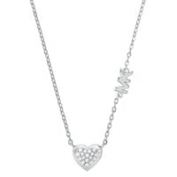 Michael Kors hõbekett LOVE ripatsiga