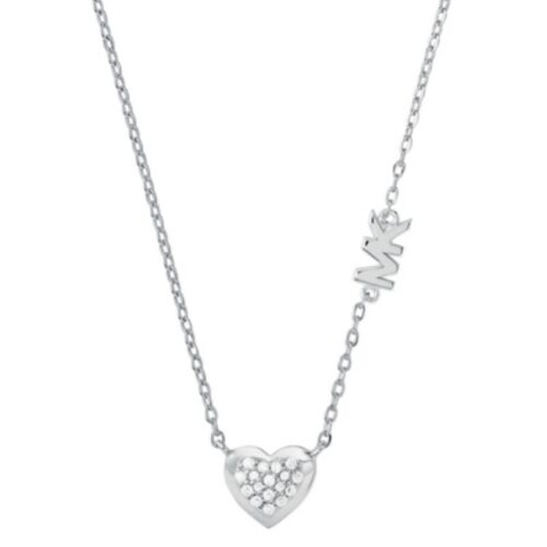 MKC1459AN040.jpg Michael Kors hõbekett LOVE ripatsiga