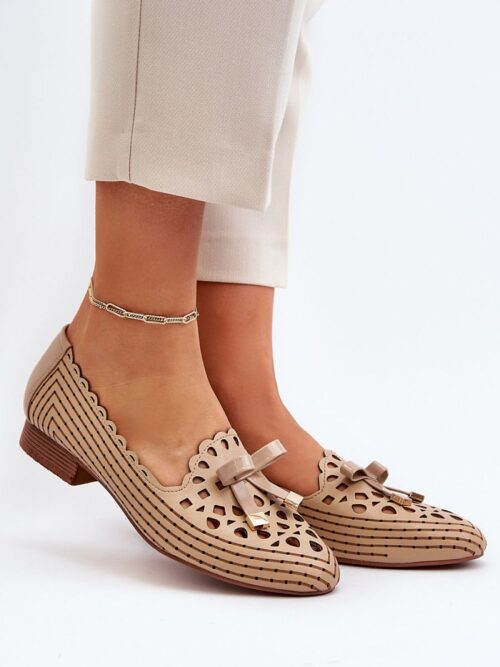 Jezzi mugavad kunstnahast ballerinad lipsuga