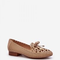 Jezzi mugavad kunstnahast ballerinad lipsuga