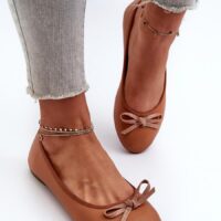 Naiste ökobaleriinad paelaga, pehme sisetallaga