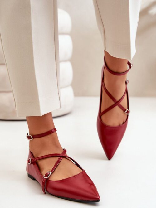 Naiste baleriinid reguleeritava pahkluurihmaga