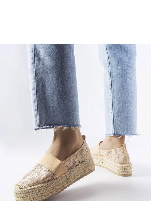 Roosad võrkmaterjalist espadrillid Solea naistele