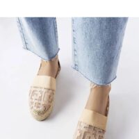 Roosad võrkmaterjalist espadrillid Solea naistele