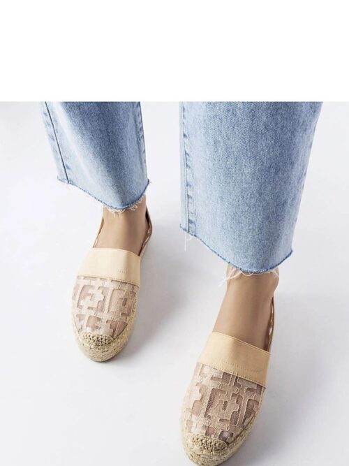 Roosad võrkmaterjalist espadrillid Solea naistele