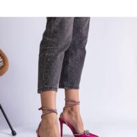 Roosad sädelevad kõrged kontsakingad 207110 Solea