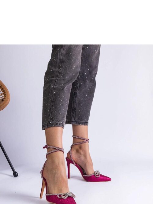 Roosad sädelevad kõrged kontsakingad 207110 Solea