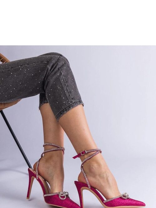 Roosad sädelevad kõrged kontsakingad 207110 Solea