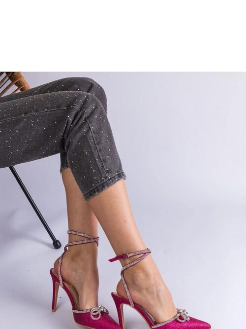 Roosad sädelevad kõrged kontsakingad 207110 Solea