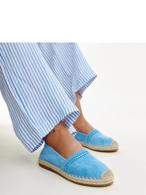 Sinised espadrillid tsirkoonidega Abia