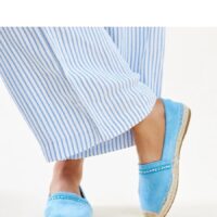 Sinised espadrillid tsirkoonidega Abia