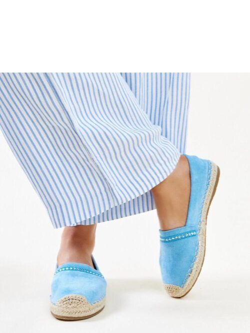 Sinised espadrillid tsirkoonidega Abia