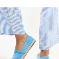 Sinised espadrillid tsirkoonidega Abia