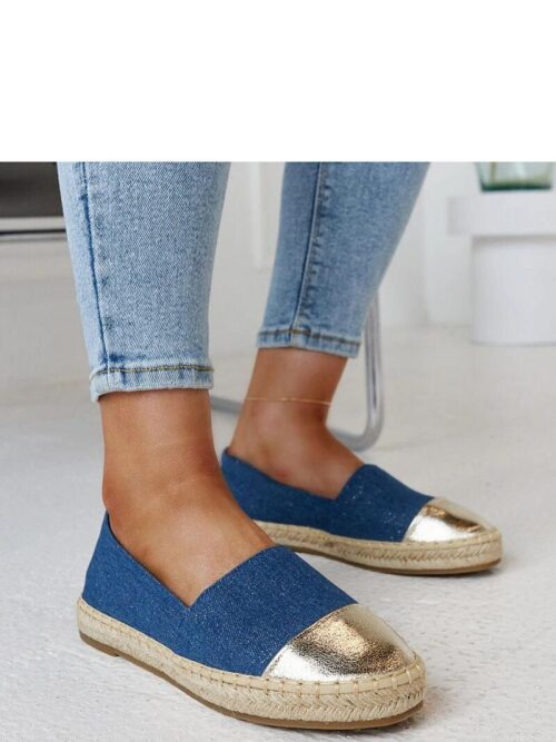 Sinised kuldsed espadrillid Solea naistele