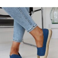 Sinised kuldsed espadrillid Solea naistele