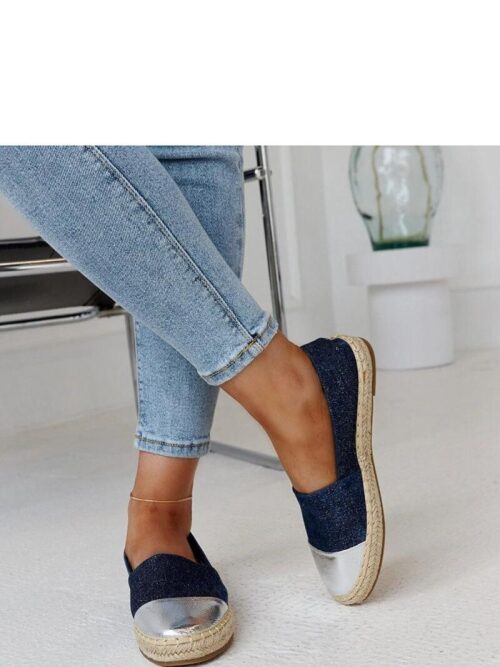 Solea sinised espadrillid naistele, 2 cm tallaga