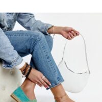 Naiste mintrohelised pitsilised espadrillid Solea