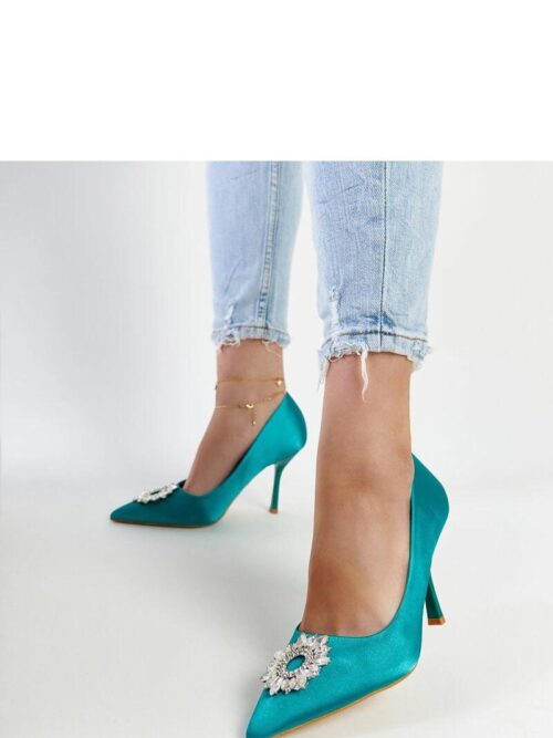 Rohelised satiinist kõrged kontsad Susegana 207513