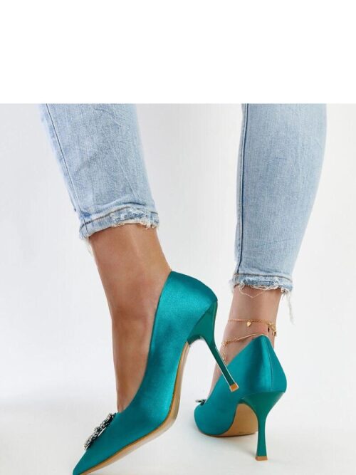 Rohelised satiinist kõrged kontsad Susegana 207513