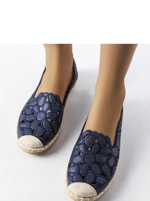 Tumesinised nahast espadrillid Solea, 2 cm tald