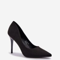 Kõrged kontsad 208486 – stiilsed öko-seemisnahast kingad