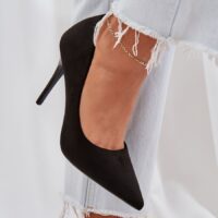 Kõrged kontsad 208486 – stiilsed öko-seemisnahast kingad