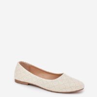 Naiste sädelevad tekstiilist baleriinid