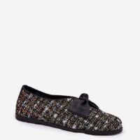 Naiste nahast baleriinid lipsuga igapäevaseks kandmiseks