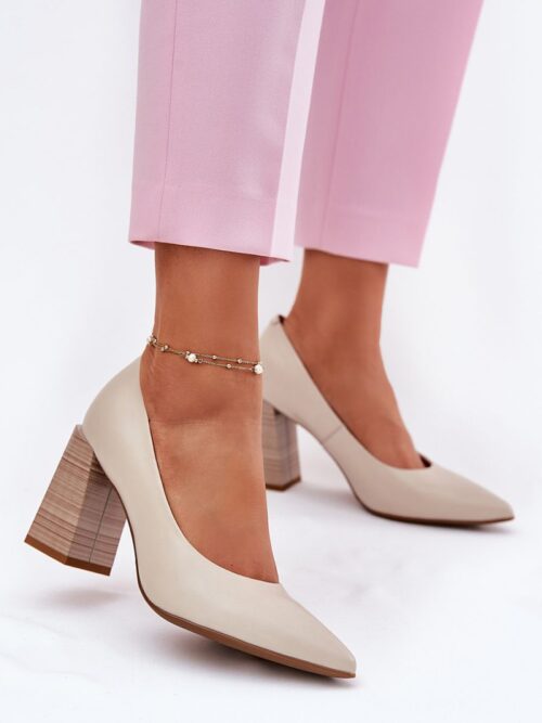 Nahast plokk-kontsaga kingad 213892