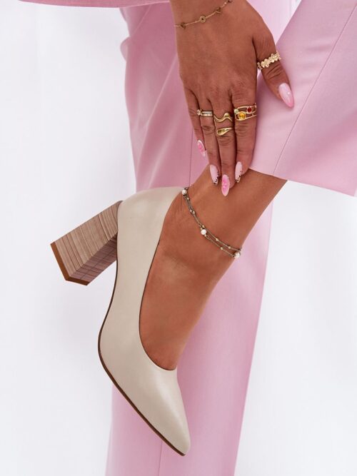 Nahast plokk-kontsaga kingad 213892