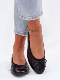 Maciejka klassikalised nahast baleriinad naistele