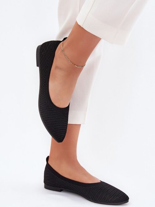 Naiste hingavad võrkbalerinad madala kontsaga